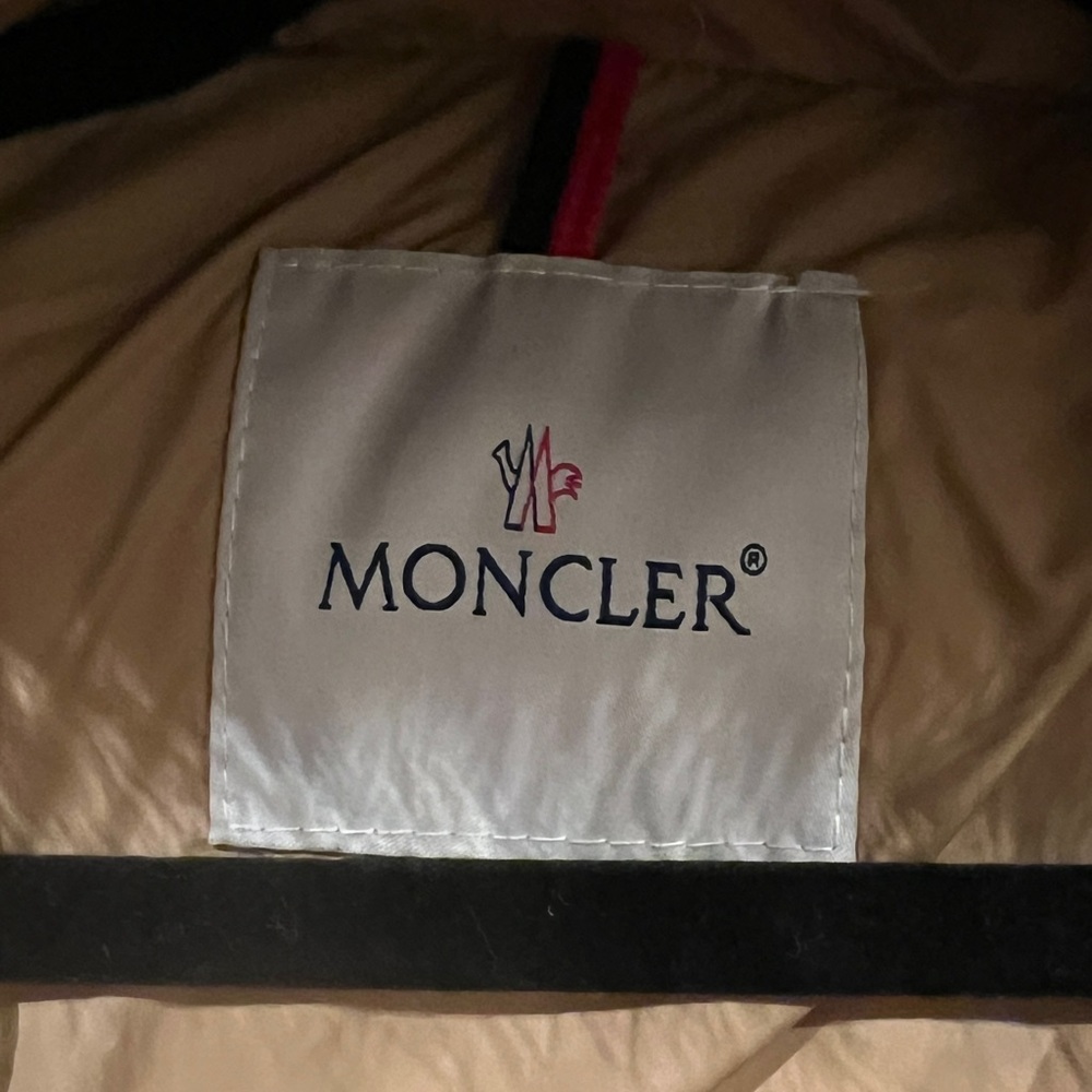 Moncler Copper/Brown Puffer Coat with Fur lined Hood - Picture 2 of 8